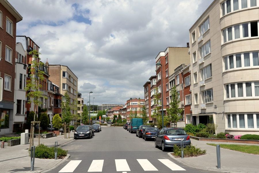 Avenue résidentielle à Bruxelles